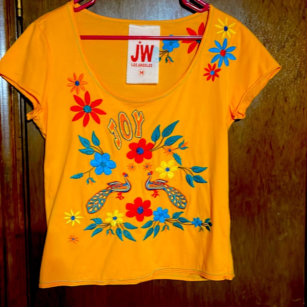 Johnny Was/JWLA tangerine T-shirt